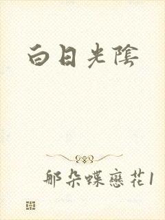 白日光阴