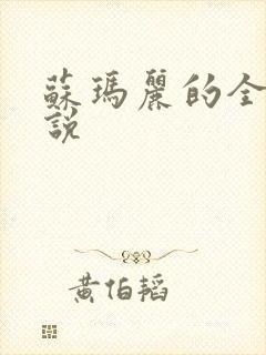 苏玛丽的全部小说