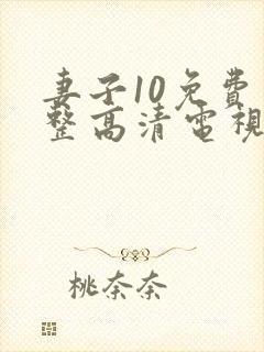 妻子10免费完整高清电视剧在线看