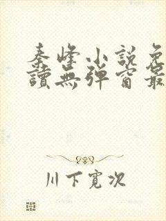 秦峰小说免费阅读无弹窗最新章节