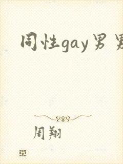 同性gay男男