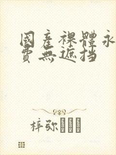 国产裸体永久免费无遮挡