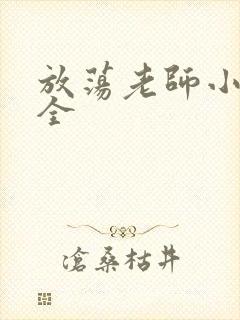 放荡老师小说大全