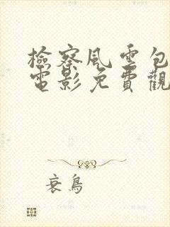 检察风云包贝尔电影免费观看