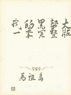 我的黑帮大佬第一季完整版免费观看