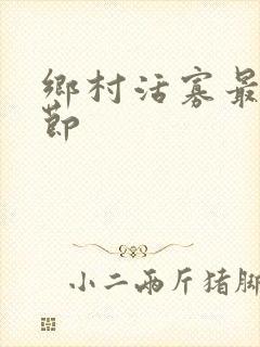 乡村活寡最新章节封面