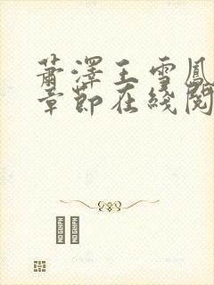 萧泽王雪凤全部章节在线阅读小说