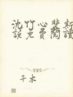 沈竹心裴斯越小说免费阅读最新章节