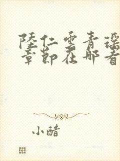 陆仁云青瑶最新章节在哪看