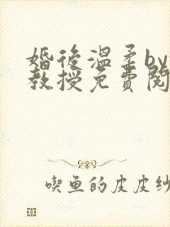 婚后温柔by沈教授免费阅读笔趣阁