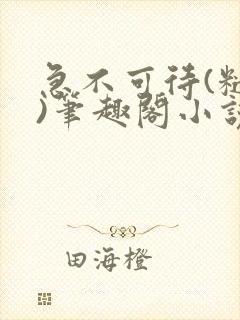 急不可待(糙汉)笔趣阁小说内容