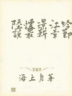 陆怀璟江吟晚小说最新章节内容