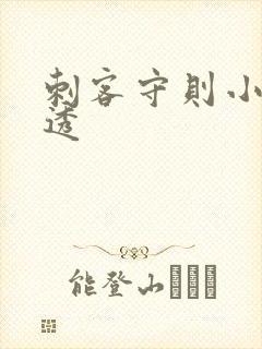 刺客守则小说剧透