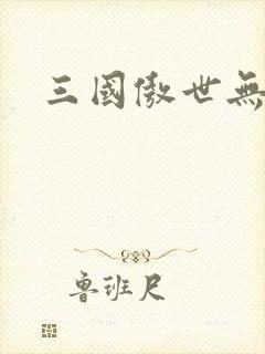 三国傲世无双封面