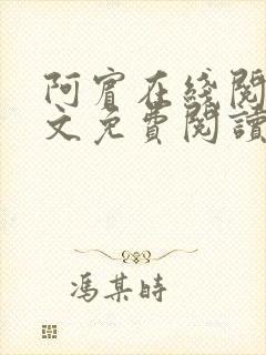 阿宾在线阅读全文免费阅读最新