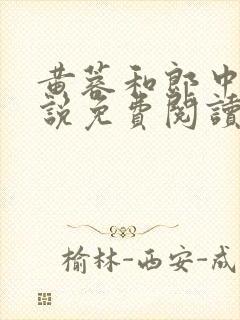 黄蓉和郎中的小说免费阅读笔趣阁