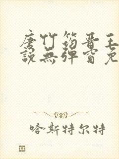 唐竹筠晋王的小说无弹窗免费阅读