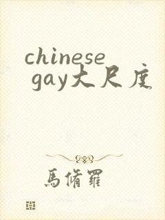 chinese gay大尺度封面