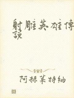 射雕英雄传 小说