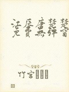 江辰唐楚楚全文免费无弹窗阅读封面