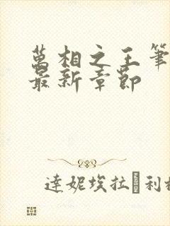 万相之王笔趣阁最新章节