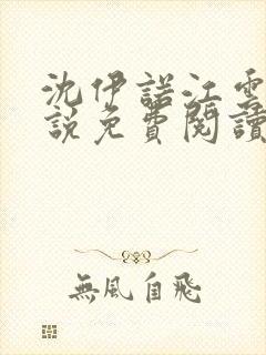 沈伊诺江云贺小说免费阅读