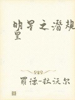 明星之潜规则之皇