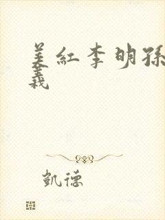 美红李明孙倩高义封面