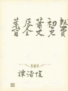 叶辰萧初然无弹窗全文免费阅读