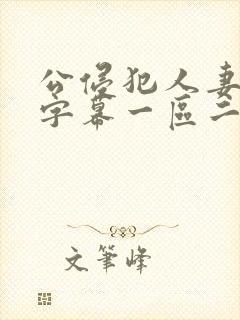 公侵犯人妻中文字幕一区二区封面