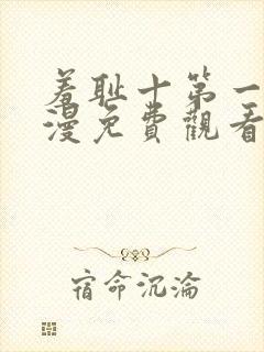 羞耻十第一季动漫免费观看