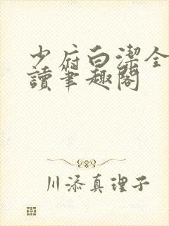 少府白洁全文阅读笔趣阁封面