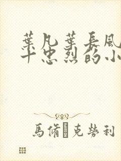 叶凡叶长风一门十忠烈的小说免费