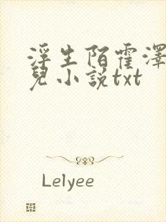 浮生陌霍泽霍水儿小说txt封面