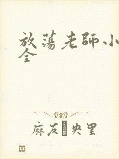 放荡老师小说大全封面