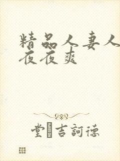 精品人妻人人做夜夜爽