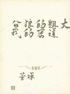 公狼的粗大挺进我的密道