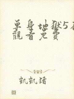 单身地狱5在线观看免费封面