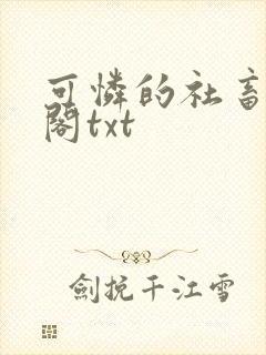 可怜的社畜笔趣阁txt