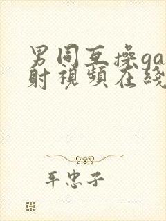 男同互操gay射视频在线看