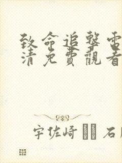 致命追击电影高清免费观看