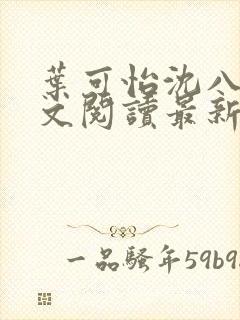 叶可怡沈八龙全文阅读最新章节