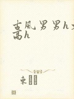 古风男男h文肉高h