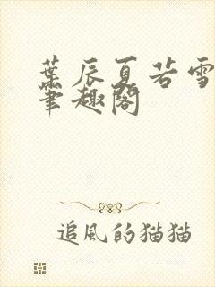 叶辰夏若雪正版笔趣阁