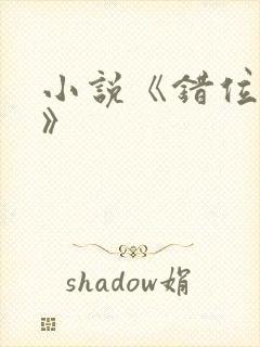 小说《错位关系》封面