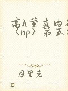 高h荤爽肉欲文〈np〉第五次封面