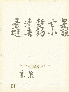 看清楚它是怎么进去的小说