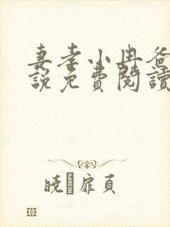 妻孝小冉爸爸小说免费阅读