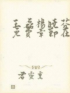 王磊杨晓芬后妈免费章节在线阅读小说