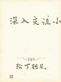 深入交流小说
